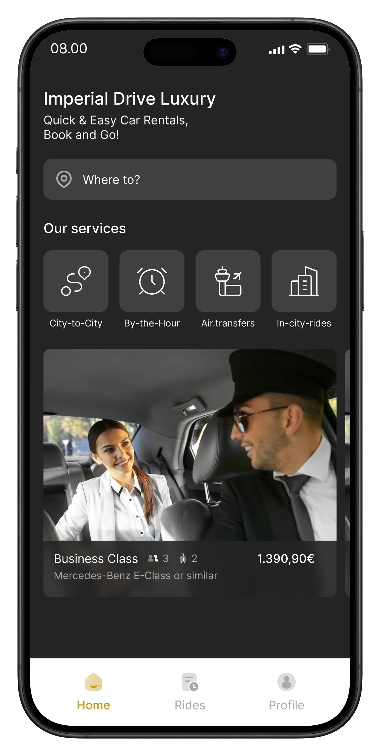 Mobile app wallpaper